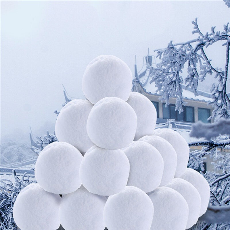 100PCS Indoor White Fake Snowballs Throwing Christmas Winter Tree Xmas Fake Snow
