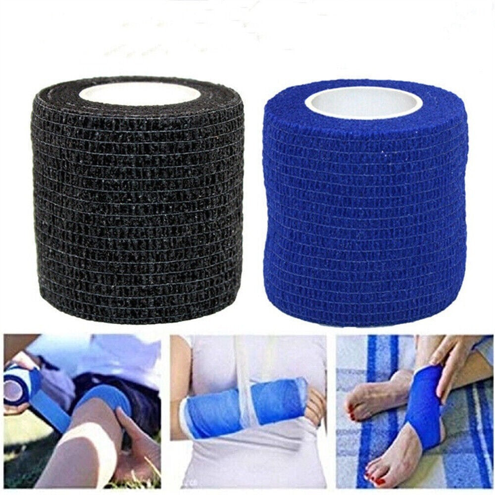 Pets Vet Wrap Self-Adhesive Elastic Cohesive Dog Bandage Injury Wrap Tape Wrist