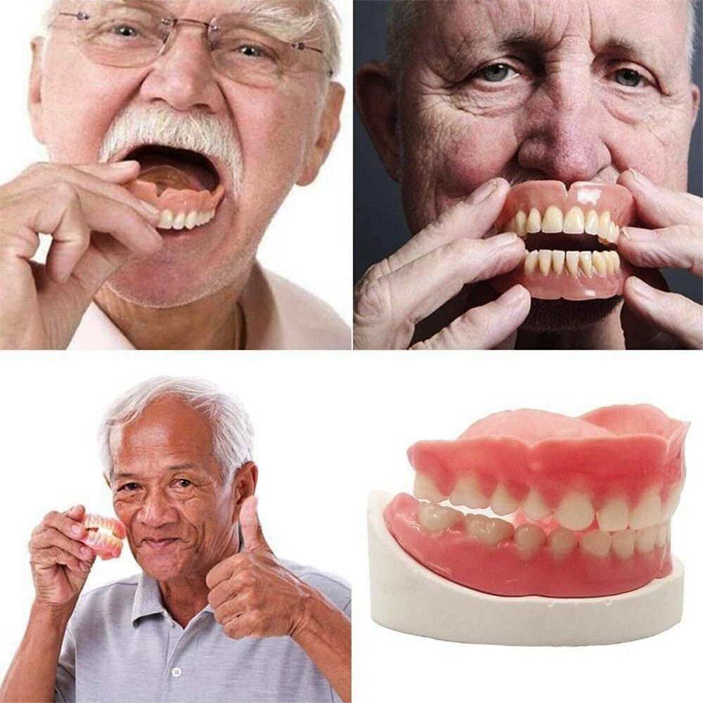 DIY Denture Fake Teeth-Full/Partial Denture at Home Repair Missing Teeth Set UK-