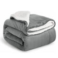 480 GSM Luxury Heavy Sherpa Blanket Warm Faux Fur Mink Sofa Bed Fleece Throw UK