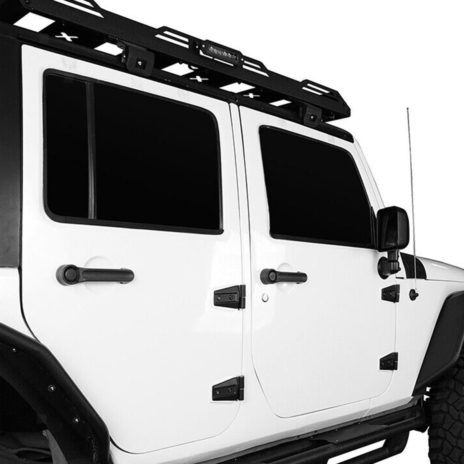 Door Hinges Set 20089 20090 Replace for Jeep Wrangler JK 2007-2018