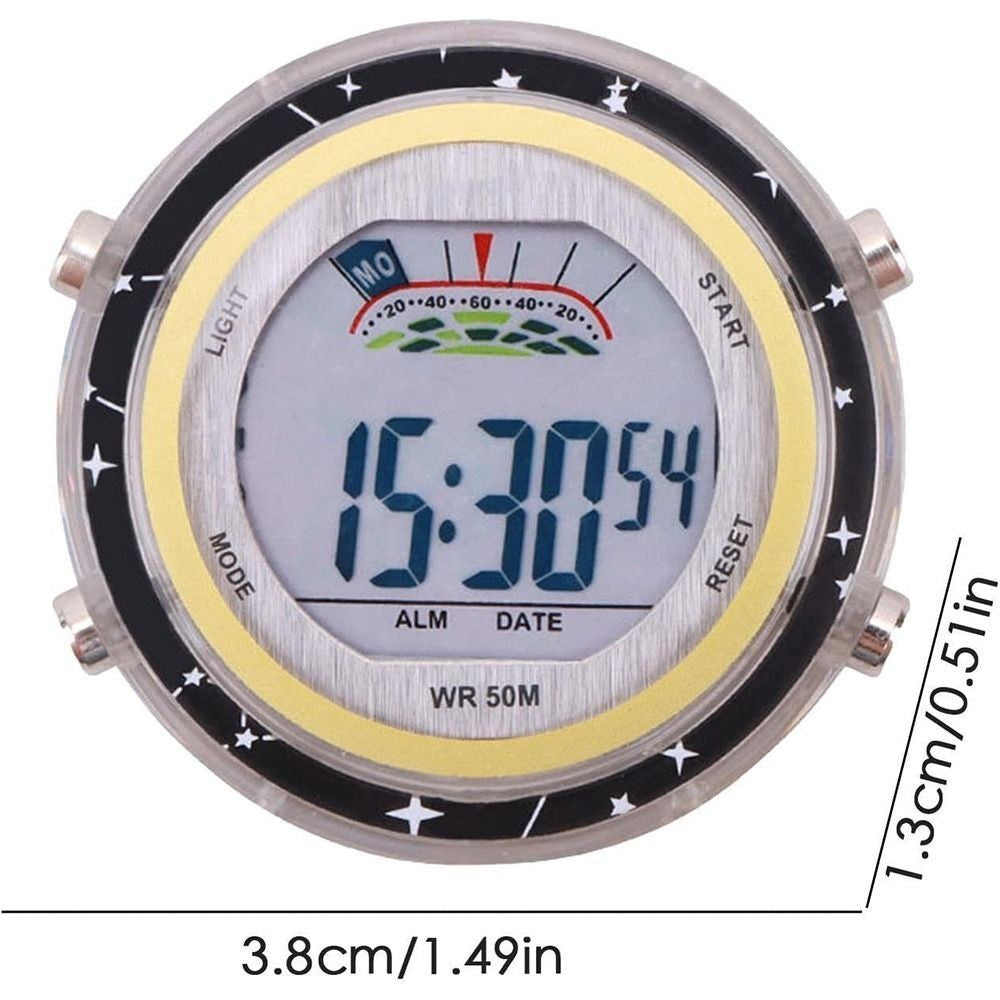 Waterproof Motorcycle Decorative Clock  For Cycling Lovers Men Cyclists