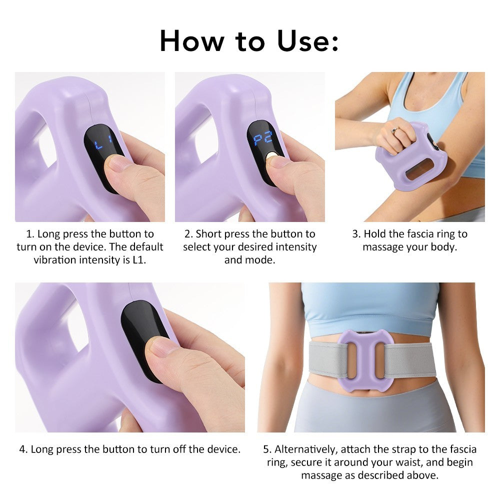 Muscle Massage Fascia Ring Multifunctional Full-Body W　Belt Fat Burning Shaping．