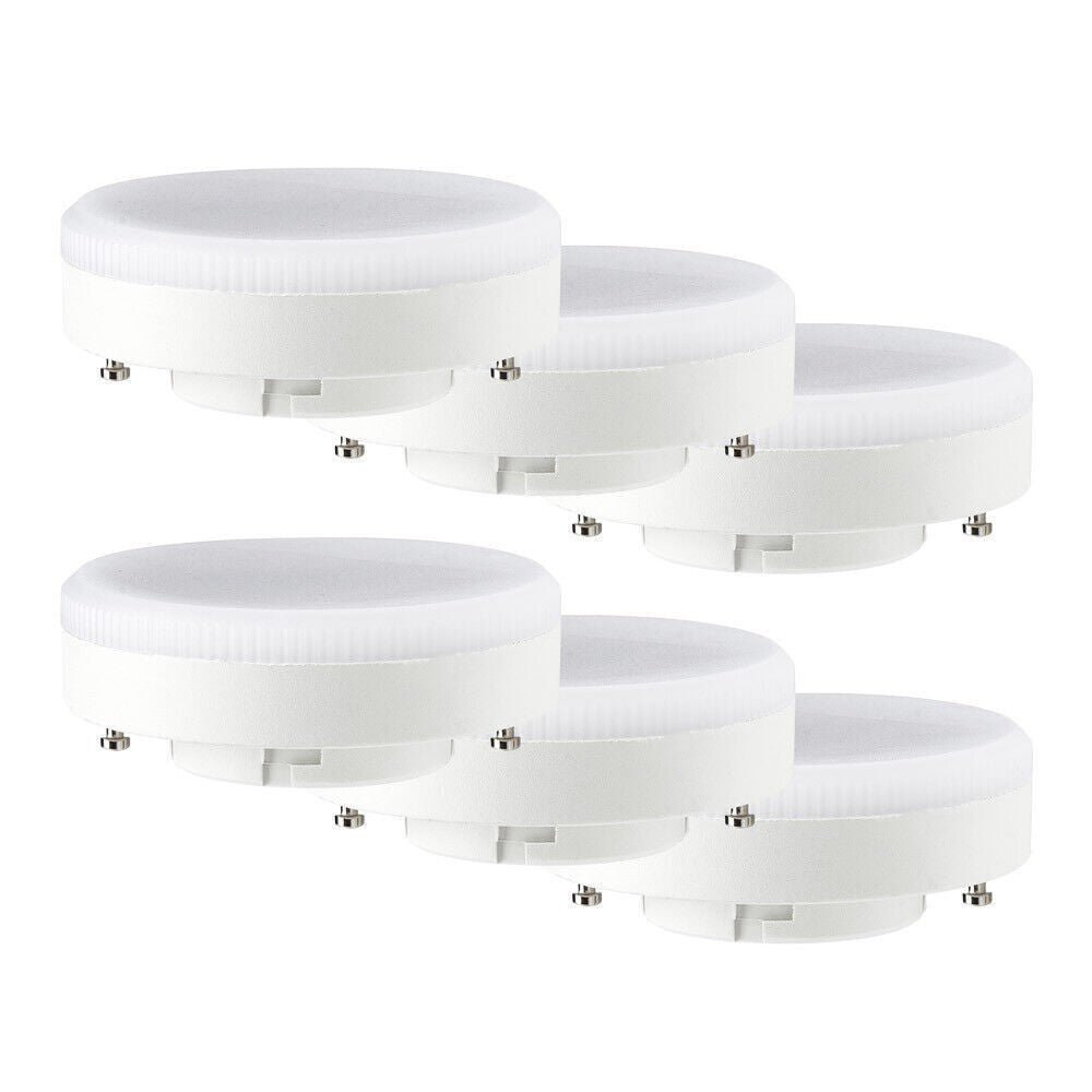 2/6 x LED bulb 7W GX53 matt lamp bright 750lm cool white 6000K daylight