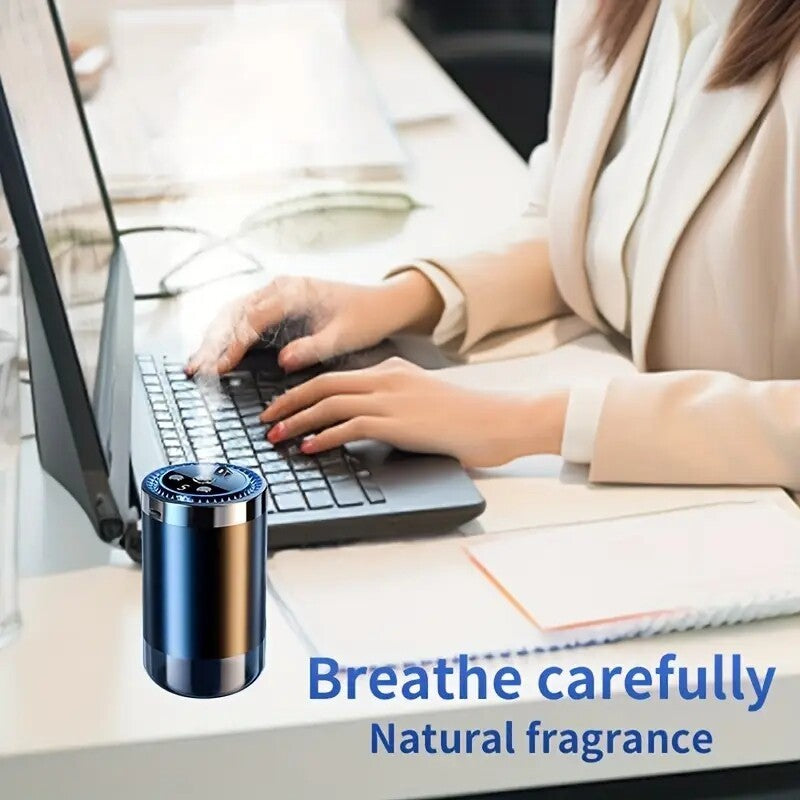 Smart Car Air Freshener Car Oil Diffuser Intelligent Mini Car Aroma Humidifier
