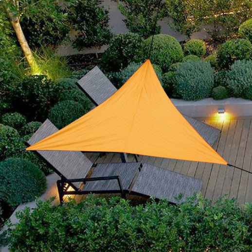 Waterproof Triangle Canopy Sun Shade Sail Garden Patio Awning UV Block Cover NEW
