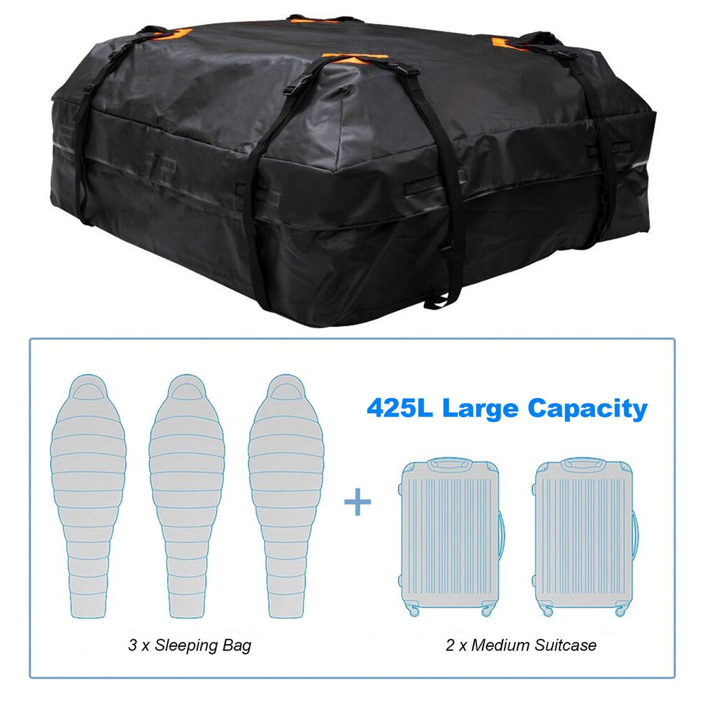Universal Car Travel Roof Bag Cargo Storage Rack Luggage Carrier Box Waterproof