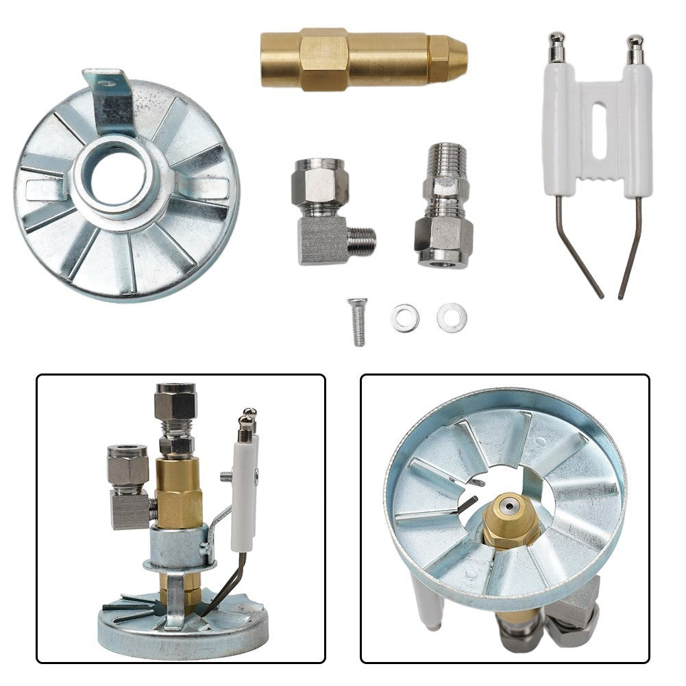 Waste Oil Burner Nozzle Siphon Air Atomizing Spray Nozzle Electrode  0.5-2.0mm.