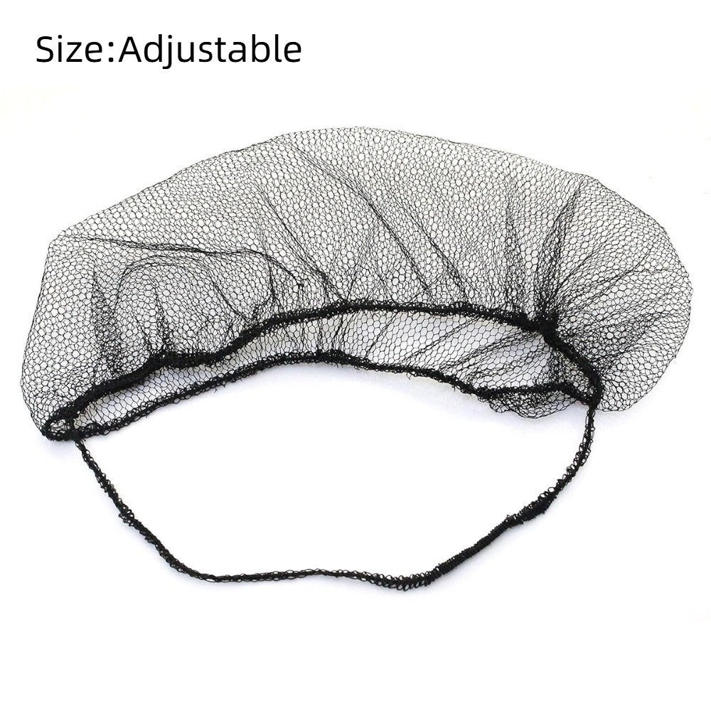100Pcs Beard Protection Net Elastic Facial Beard Bib Bonnet Portable Beard Cover