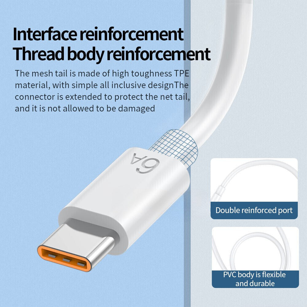 5M Long USB Type C Charger Cable For Samsung Xiaomi Huawei
