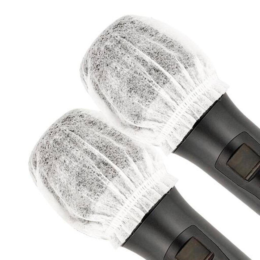 200x Disposable Non-woven Microphone Cover Stage Mic Covers Protective