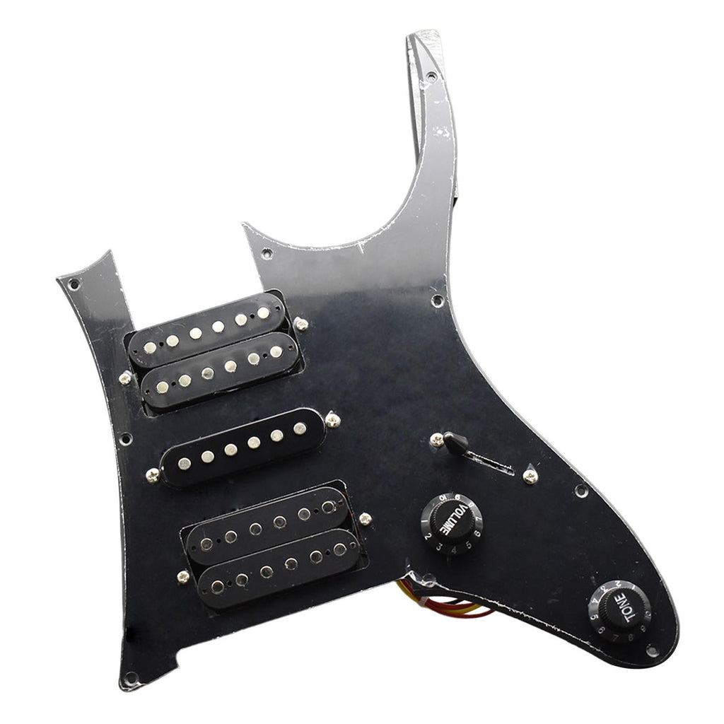 Pre-wired guitar pickguard pickup with loaded pickguard and humbucking coil for