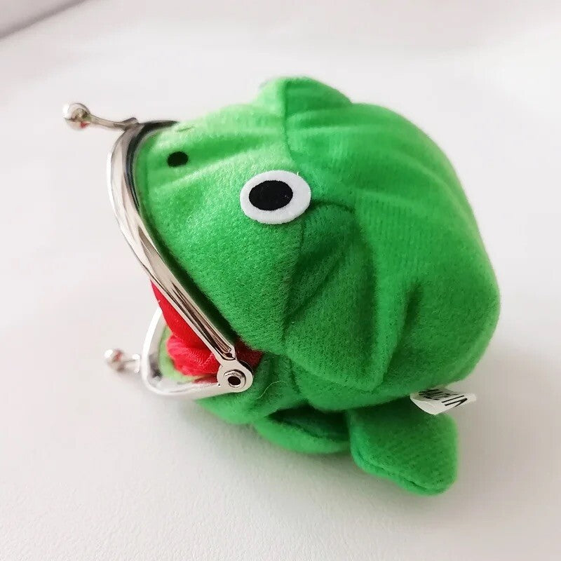 Cute Green Frog Style Coin Purse Anime Naruto Wallet Anime Cosplay Goods