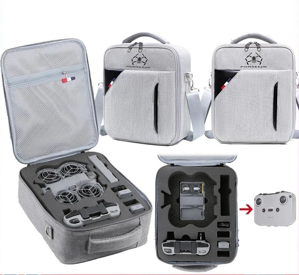 For DJI Neo 2 Drone RC-N3 Set Storage Shoulder Bag Portable Carrying Case Travel