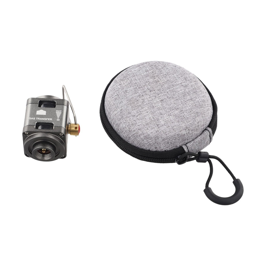 Gas Tank Converter for Camping with Visual Window and Pressure Release