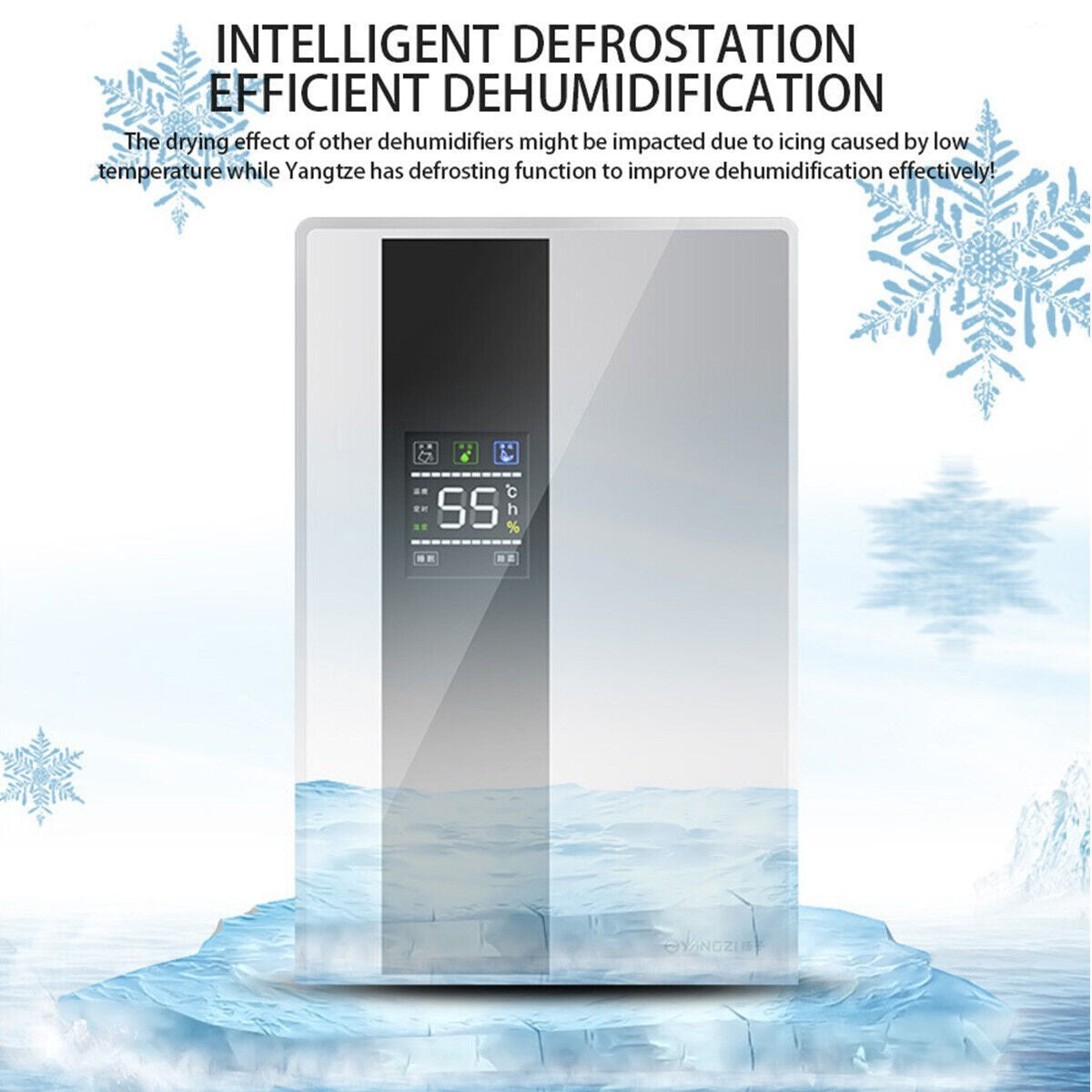 2.2L Large Dehumidifier Portable Quiet Home Air Dryer for Mould Moisture Damp
