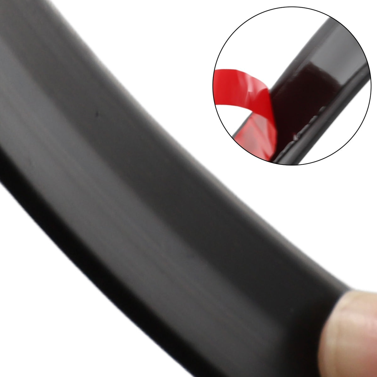 1.8M Rubber Car Front Hood Windshield Seal Strip Moulding Wind Deflector Trim