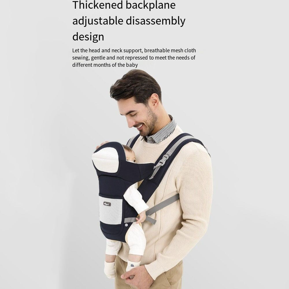 Ergonomic Baby Carrier Backpack Adjustable Head Support Baby Hipseat Carrier