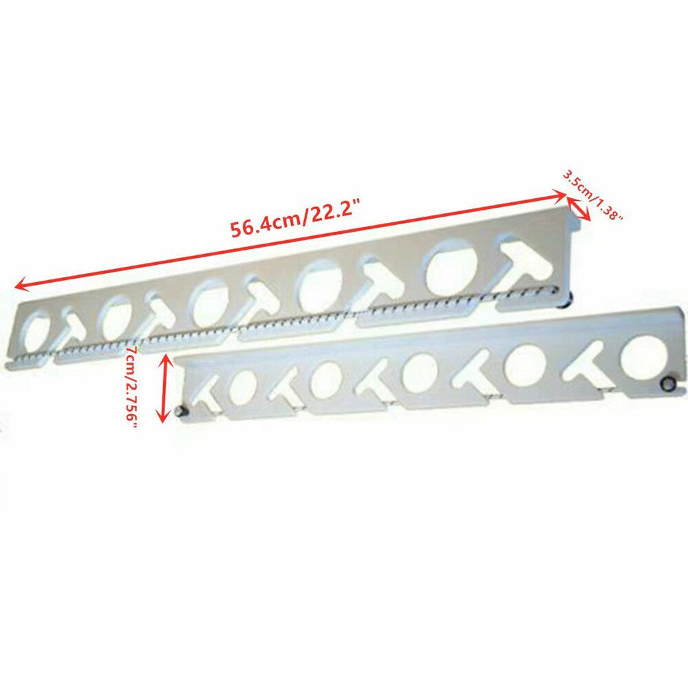 Wall Mounted Fishing Rod Rack Holder Ceiling Bracket Vertical Horizontal Display