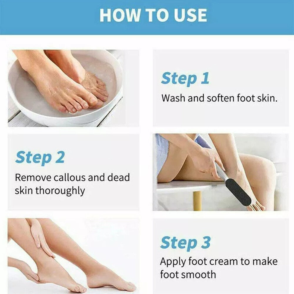 10x Foot File Replacement Pads Corns Callus Removal Pedicure File Refill Pad