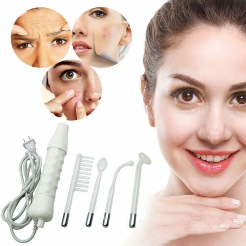 4 In 1 High Frequency Darsonval Spot Acne Remove Face Hair Body Spa Skin Care