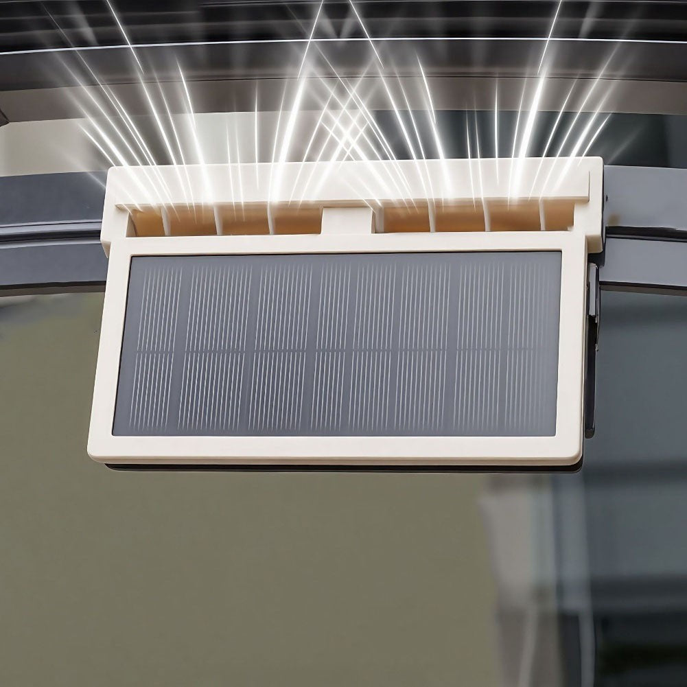 Solar Window Fan for Cars with USB Power for Continuous Air Circulation