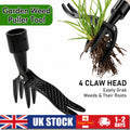 Stand Up Weeder Puller Weed Claw Grass Root Remover Killer Manual Garden Tool UK