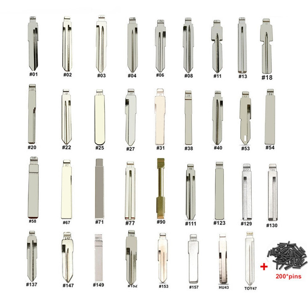 175pcs Car key Blank suitable for Keydiy XHorse Remote Key Blades