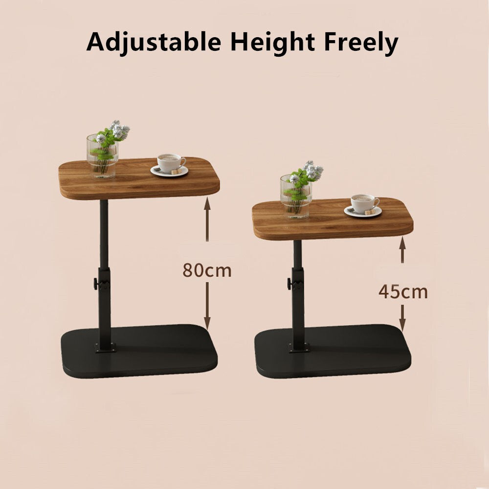 C-Shaped Adjustable Sofa Side End Table Coffee Laptop Table Living Room Bedroom