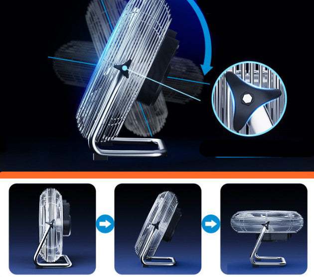 Heavy Duty Metal High Velocity Cooling Floor Fan Adjustable Angle