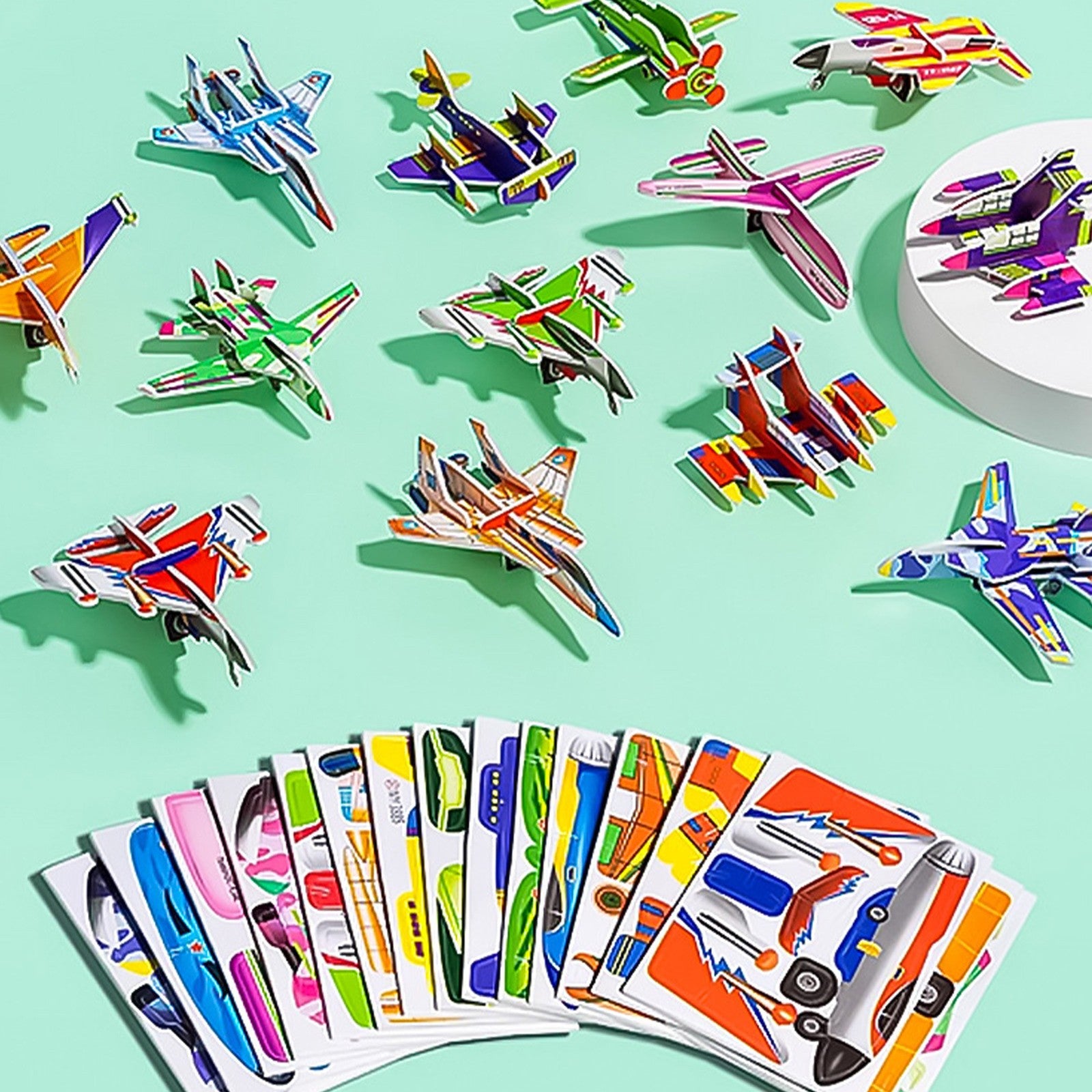100Pcs Educational 3D Cartoon Puzzle - 2026 New 3D Puzzles for Kids Toys