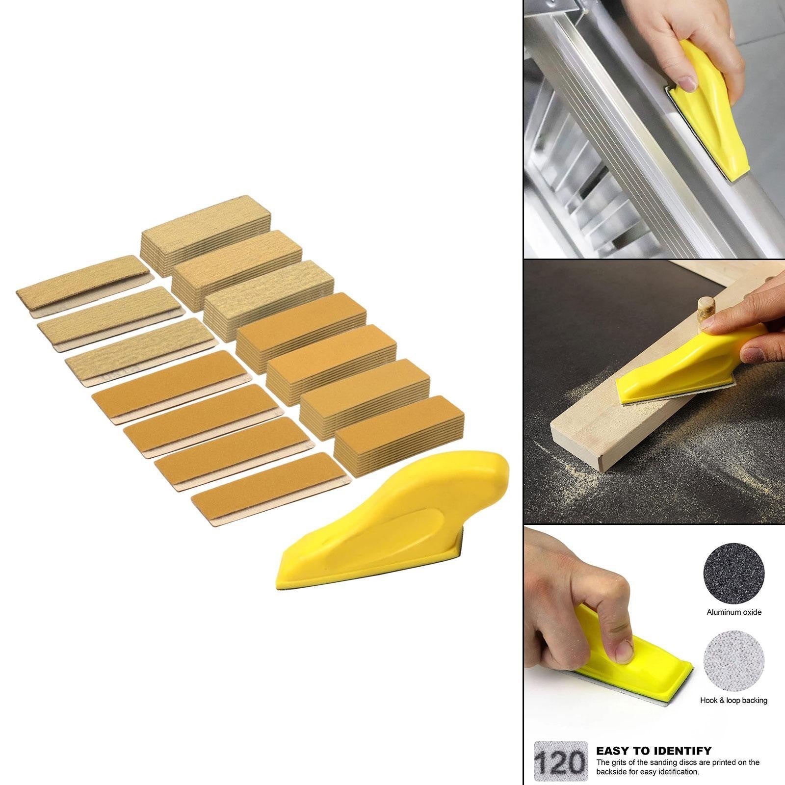 Micro Sander Mini Detail Finger Sander Hand Sander Small Sanding Tool for Wood