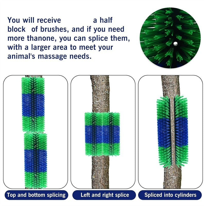 Livestock Scratch Brush Anti-itch Scratcher for Goat Cattle Cow Sheep Horse