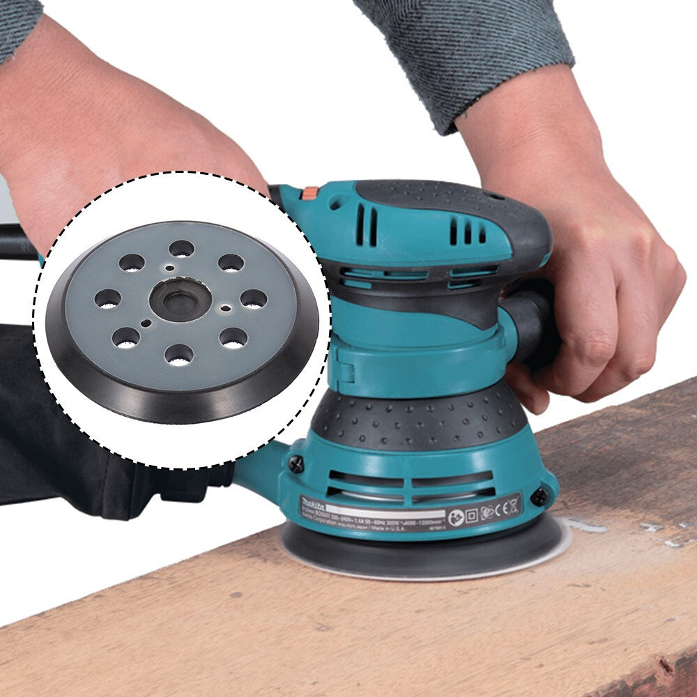 8 Hole 125mm Sander Pad Backing Base For Makita Random Orbital BO5031K BO5041K