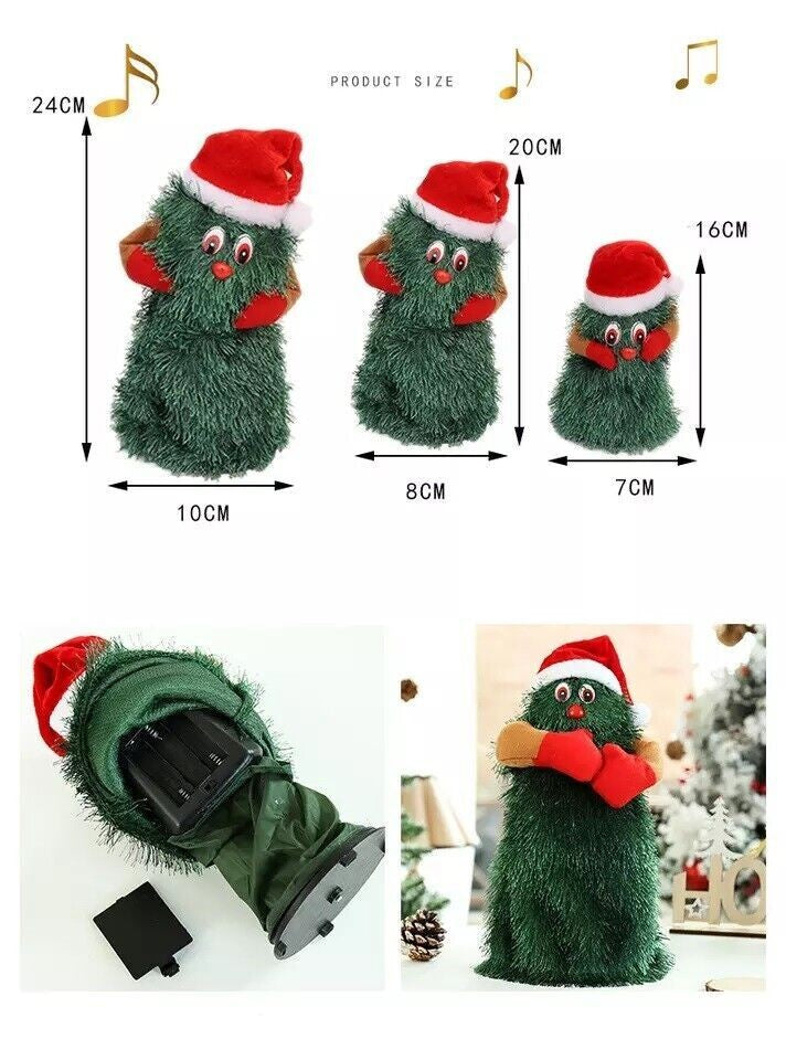 Christmas Tree Toys Dancing Singing 360 Degree Electric Rotation Kids Xmas Gift