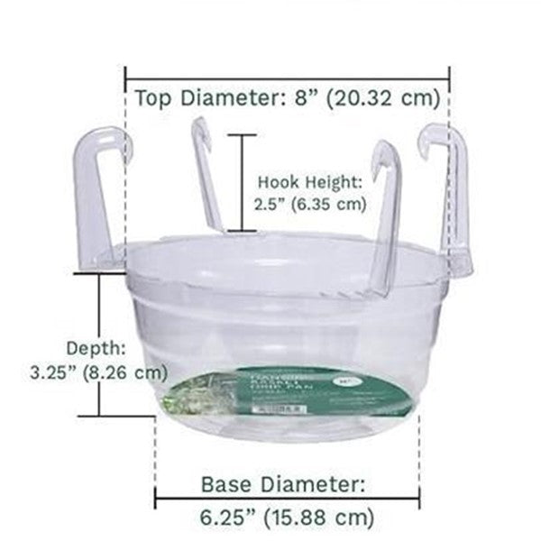 Hanging Basket Saucers for Plants, Saucers for Hanging Baskets