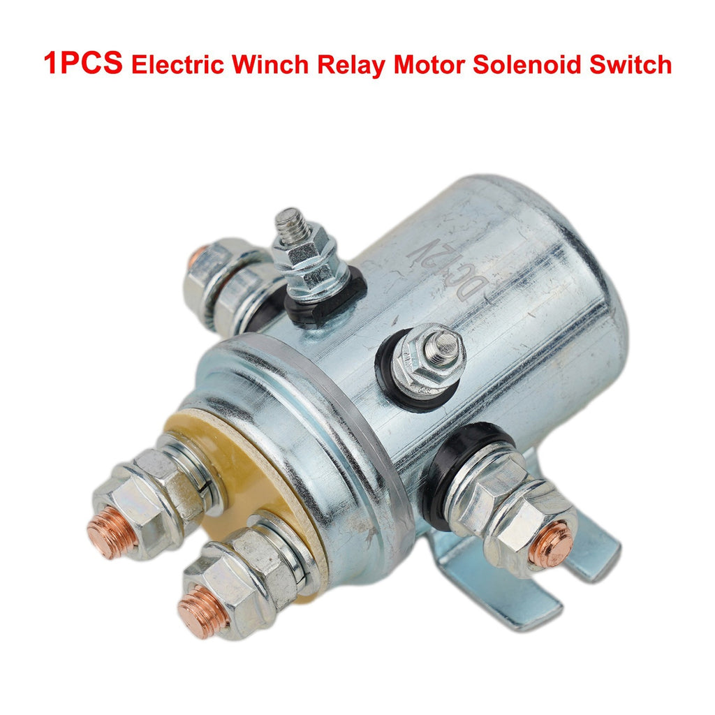 Winch Relay 600A Rated Current Motor Solenoid Switch 1 Pcs 12V Rated Voltage