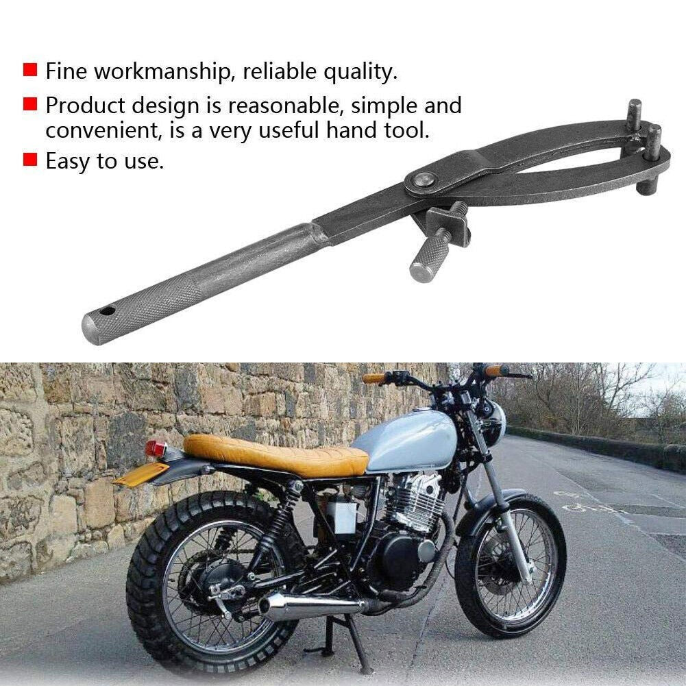 Motorcycle Clutch Flywheel Spanner Wrench Pulley Sprocket Holder Locking Tool UK