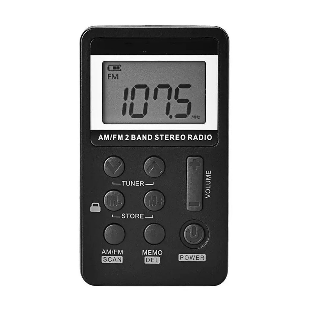Portable Mini Digital AM/FM Radio Personal LCD DSP Digital Tuning Stereo Player