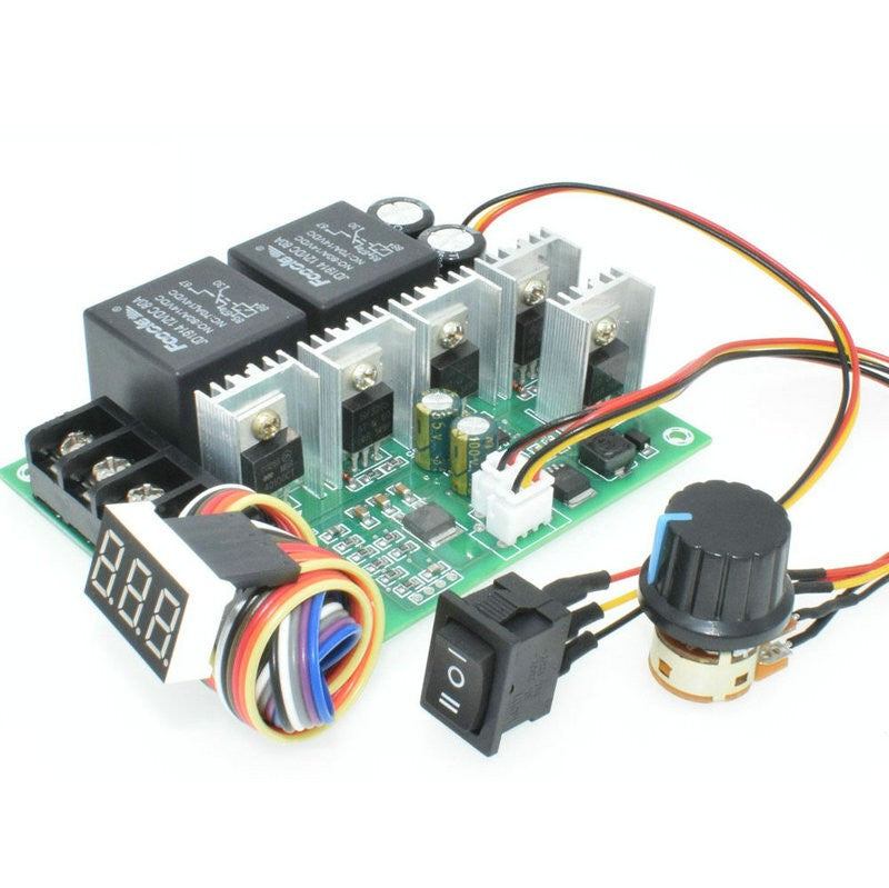 DC10-55V Reversible PWM Motor Speed Controller Switch Control 12V 24V 36V 60A