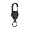 Heavy Duty Retractable Key Reel Carabiner Keychain Steel Wire Cord Clip
