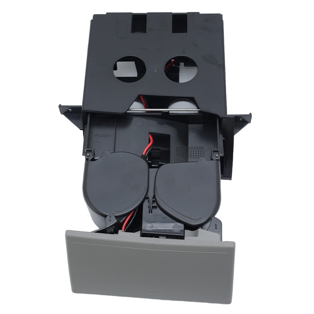 For VW T5 Transporter Ashtray Cup Coin Holder Dual Drink Grey RHD 7H285860130T