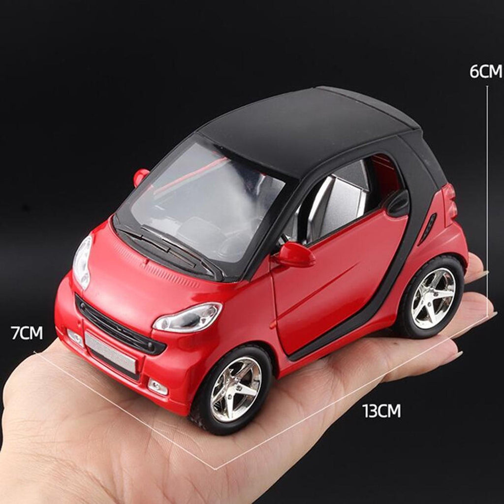 Red 1:32 Model Car Metal Diecast Toy Vehicle Kids with Sound Light Pull Back