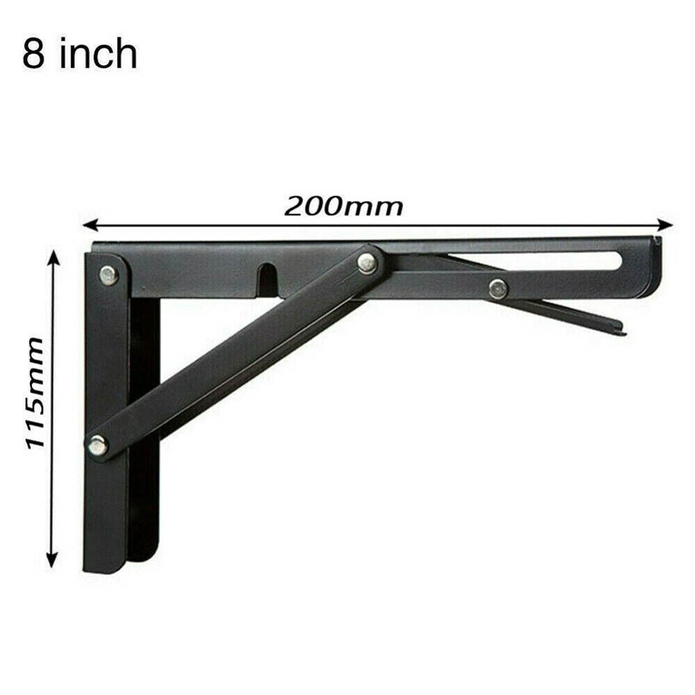 2X Campervan Folding Shelf Bracket Motorhome Table Extension Furniture