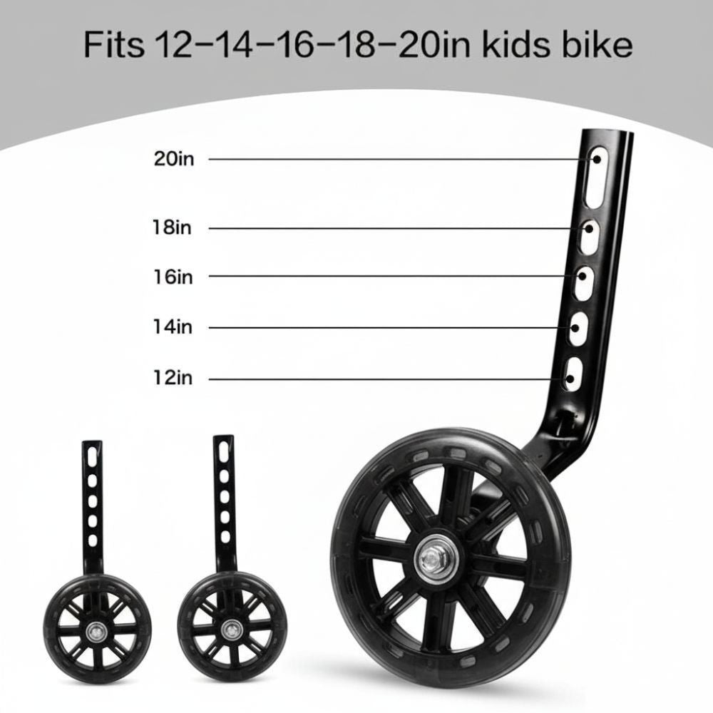 1 Pair with Installation Tools Training Wheels for 12/14/16/18/20 Inch  Bikes
