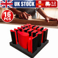 New 16Pcs Sanding Block Kit Contoured Profile Sanding Pad Tools Set Multiple Sha