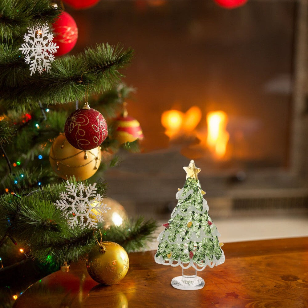 Christmas Tree Ornaments Artificial Xmas Trees Crystal Collectible