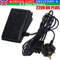 Foot Control Pedal Power Cord UK-Plug Controller Sewing Machine 220V For SINGER