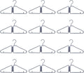 12 Pack Foldable Coat Hanger,Portable Travel Hangers, Space Saving Fold in