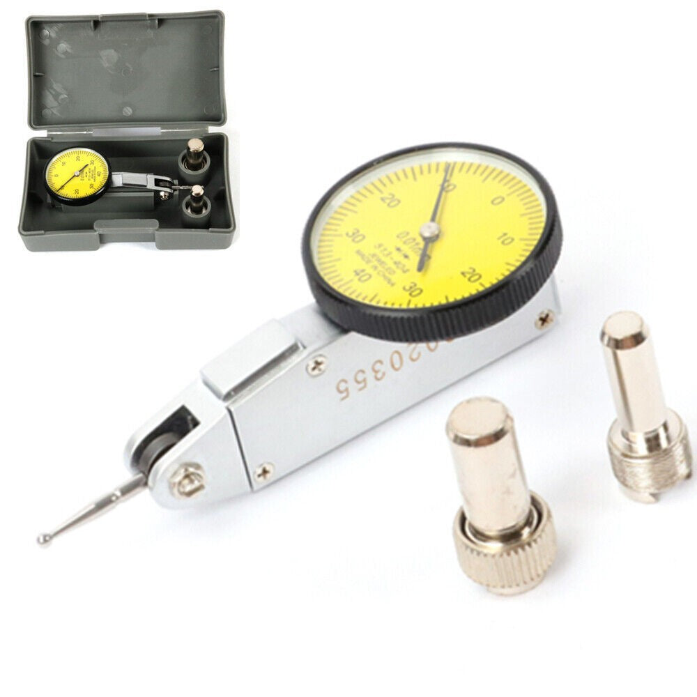 0-0.8mm Lever Dial Test Indicator 0.01mm Precision Dovetail Rails Dial Gauge DTI